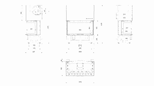 Kamineinsatz NBC 1000/400 - 15 kW Ø 200 - Stahlfront mit Siebdruckglas - Dreiseitiger Aufzug