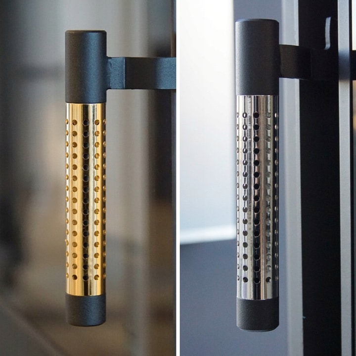 Wasserführender Kamineinsatz MBZ rechts 13 kW Ø 200 mit Türfeder