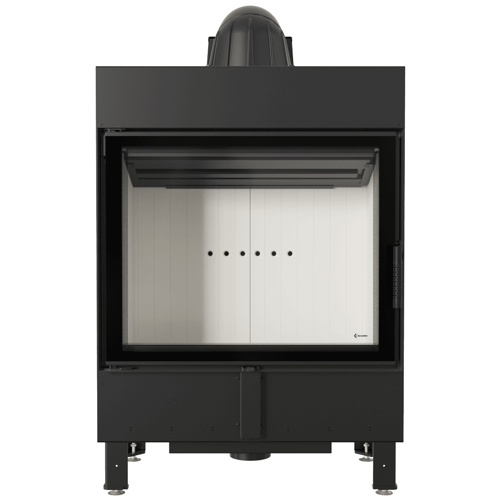 Kamineinsatz aus Stahl LUCY 15 kW Ø 200