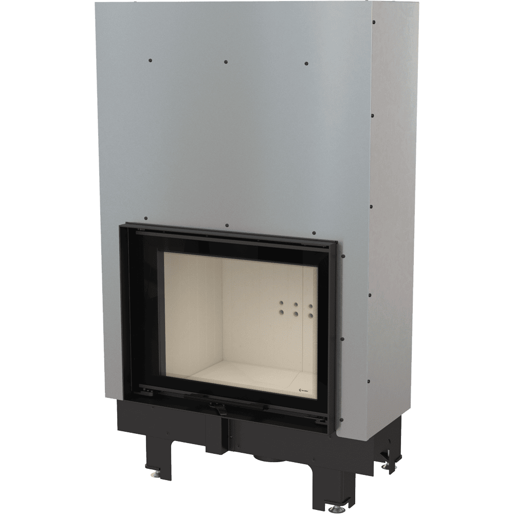 Wasserführender Kamineinsatz MBM 12 kW Ø 180 mit Schiebetür