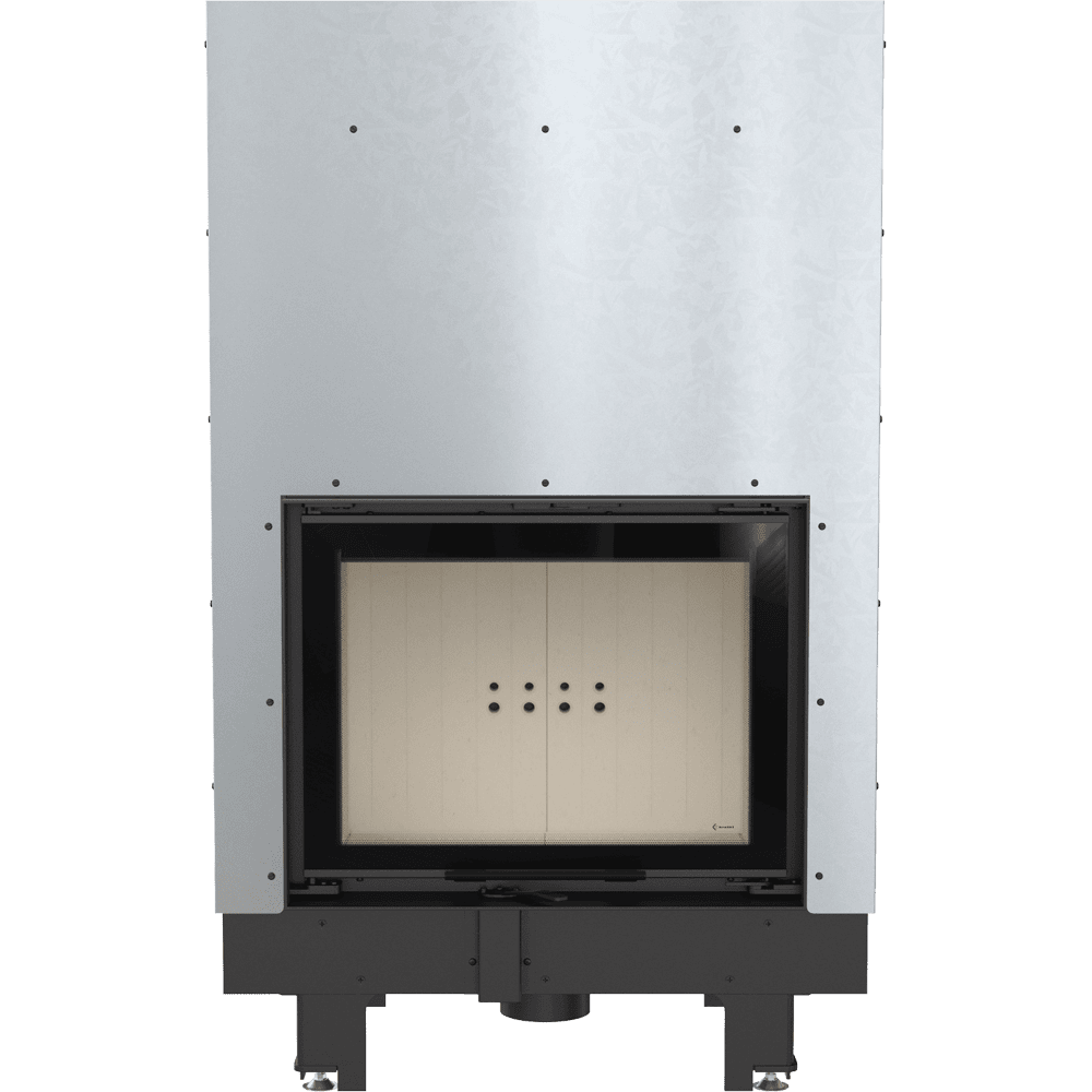 Wasserführender Kamineinsatz MBM 12 kW Ø 180 mit Schiebetür