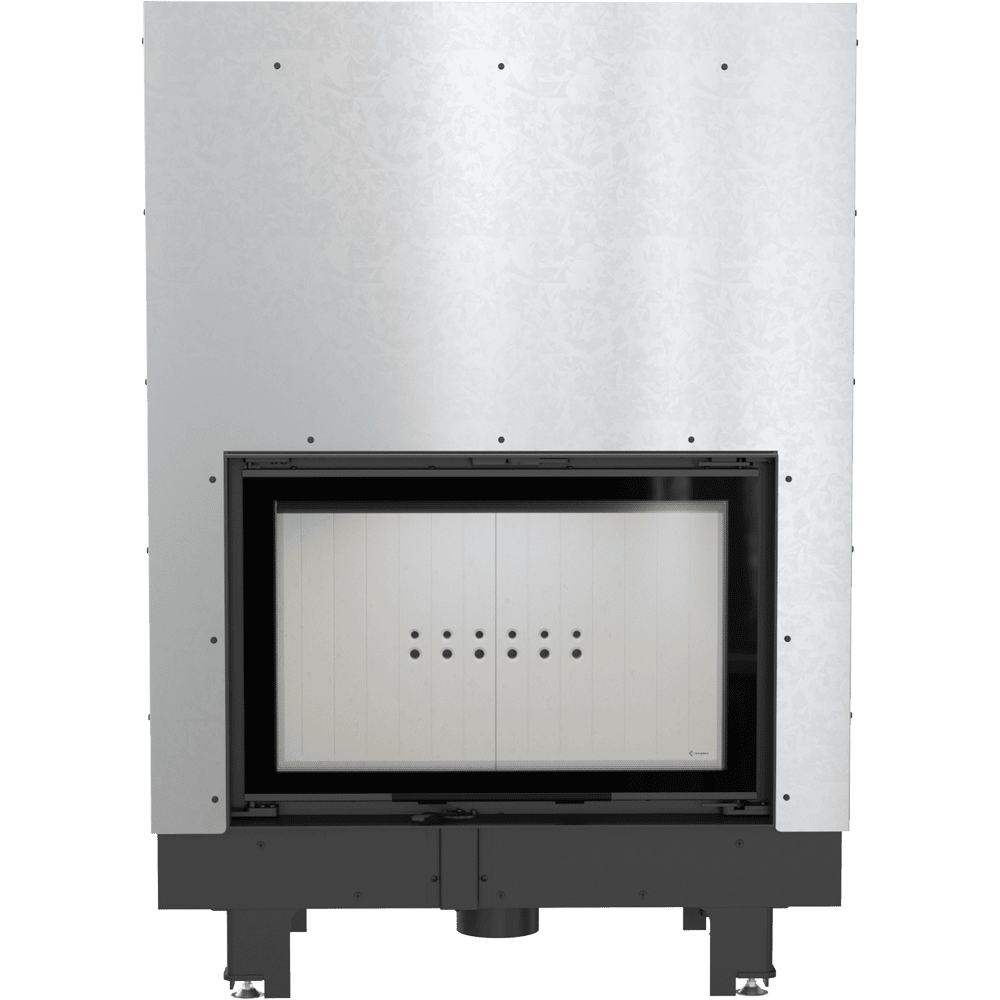 Wasserführender Kamineinsatz MBO 15 kW Ø 200 mit Schiebetür