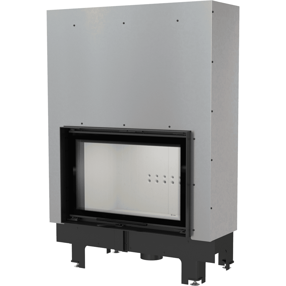 Wasserführender Kamineinsatz MBO 15 kW Ø 200 mit Schiebetür