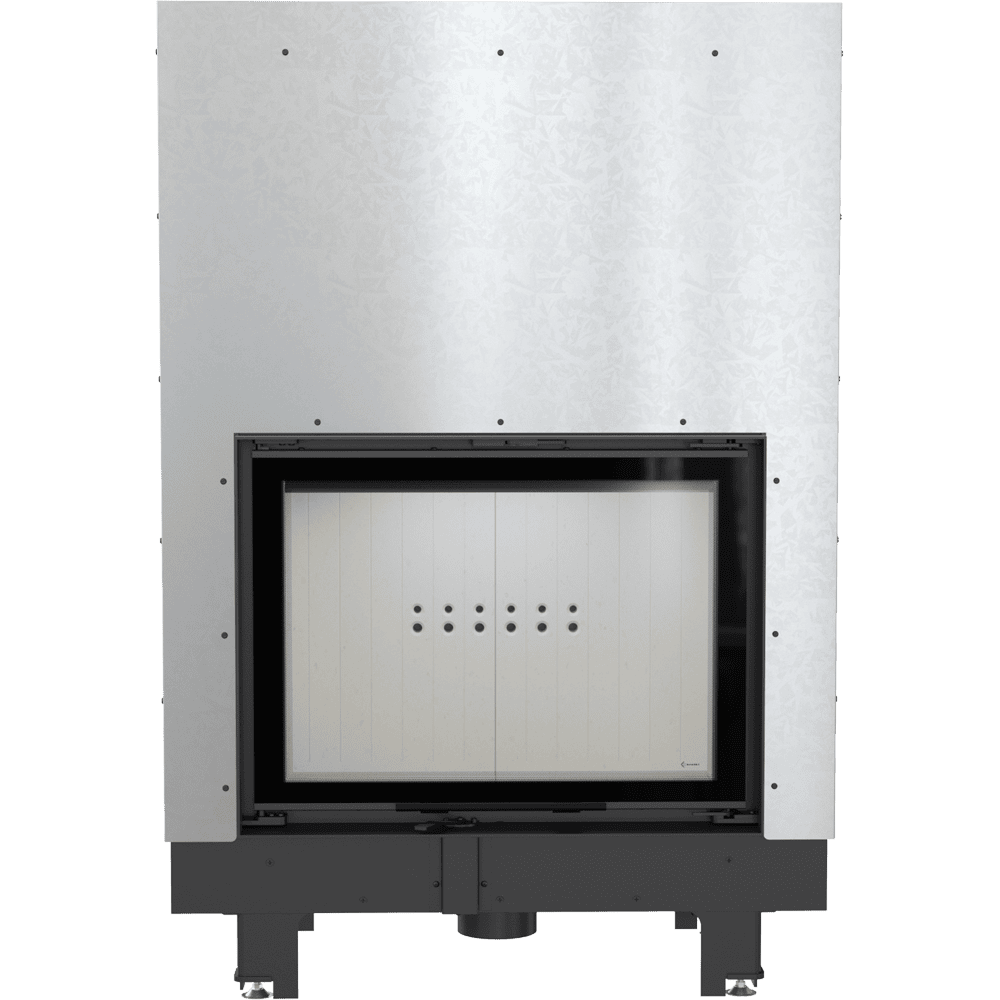 Wasserführender Kamineinsatz MBA 17 kW Ø 200 mit Schiebetür