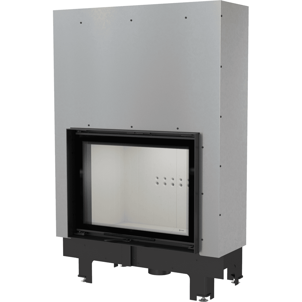 Wasserführender Kamineinsatz MBA 17 kW Ø 200 mit Schiebetür