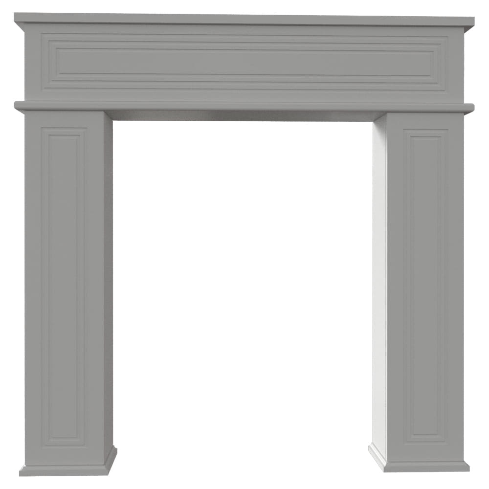 Kaminkonsole AFRO weiß Selbstmontage