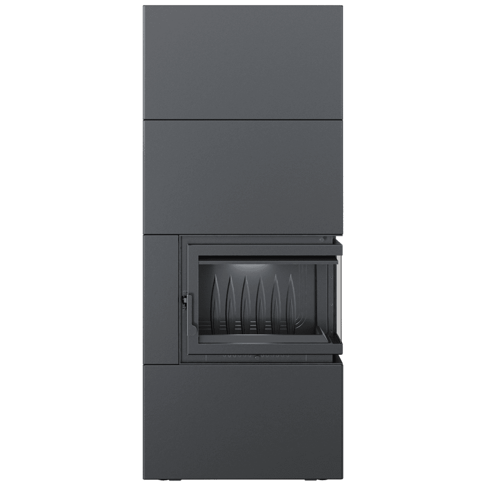 Kamineinsatz Simple Box 8 kW Ø 200 Black