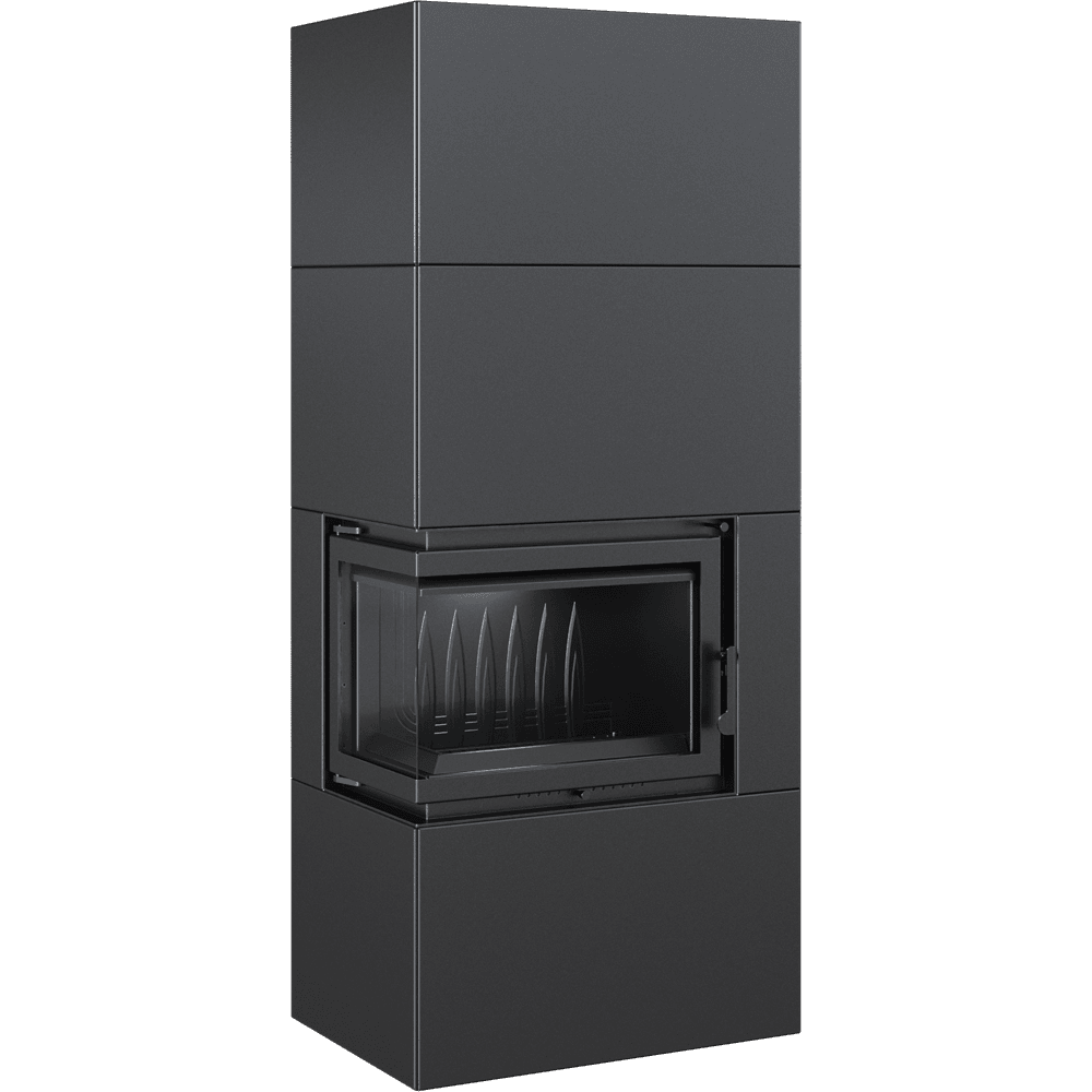 Kamineinsatz Simple Box 8 kW Ø 200 Black