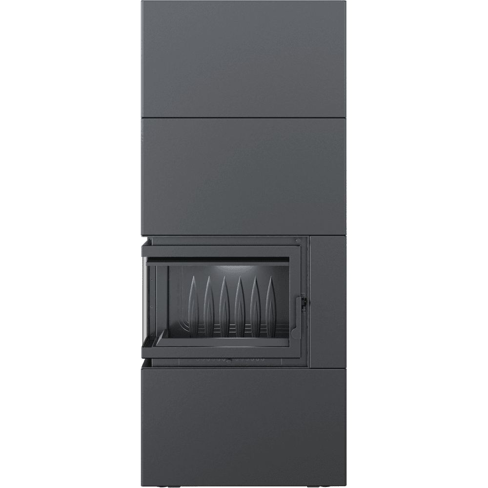 Kamineinsatz Simple Box 8 kW Ø 200 Black