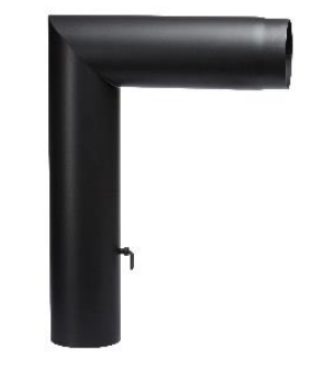 SOLID ELBOW HIGH 2 SEGMENTS WITH DAMPER AND REVISION