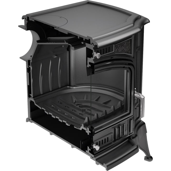 Gußeisen Kaminofen K9 Ø 150Gußeisen Kaminofen K9 Ø 150 Mit Kochfeld