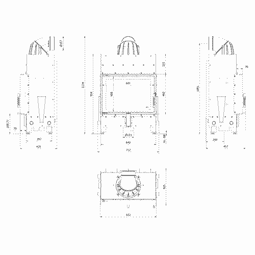 Kamineinsatz aus Stahl FLOKI S - 8 kW Ø 160