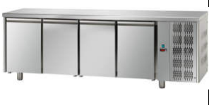Kühltisch 2700 mit 4 Türen