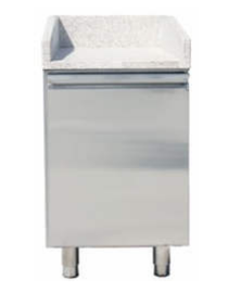 Neutralelemente für Pizzakühltische mit 1 Tür