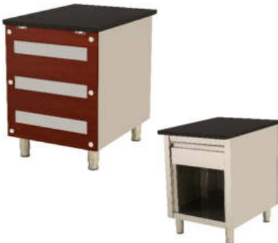 Neutrales Element 400 mit Schublade