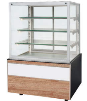 Konditoreikühlvitrine 900 mit gerader Scheibe