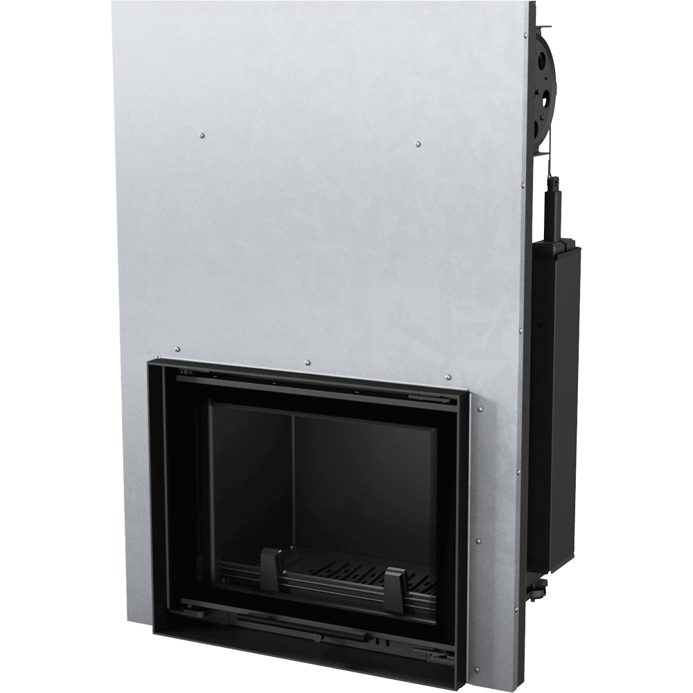 Wasserführender Kamineinsatz MAJA 8 kW Ø 180 mit Schiebetür