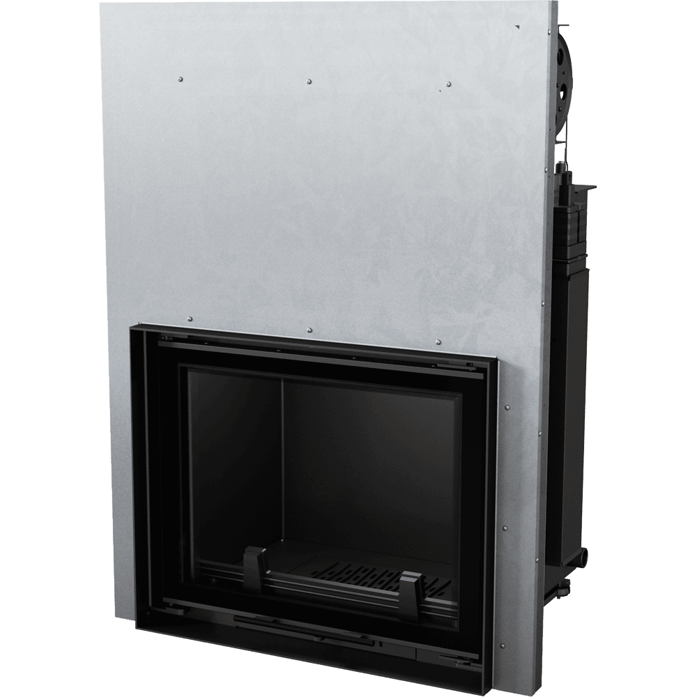 Wasserführender Kamineinsatz AMELIA 15 kW Ø 220 mit Schiebetür