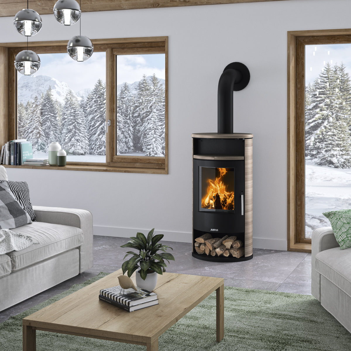 Justus Kaminofen Island 7 2.0