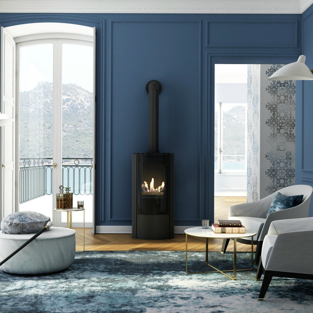 Kaminofen auf Propangas AB Ø 100/150 4,2 kW