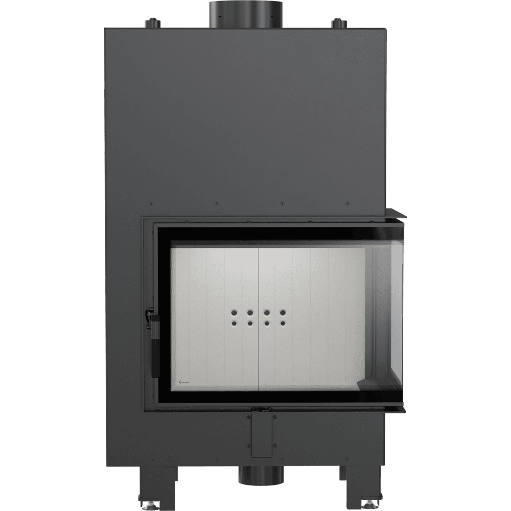 Wasserführender Kamineinsatz MBZ rechts 13 kW Ø 200