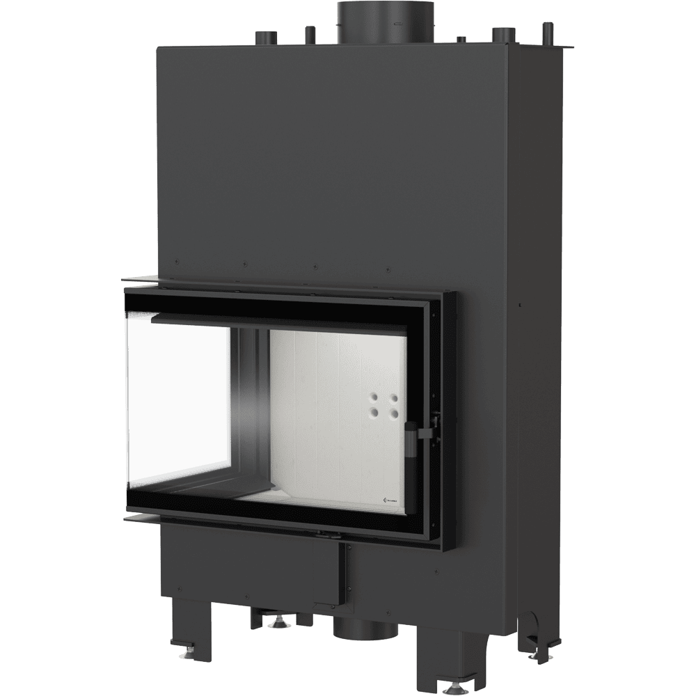 Wasserführender Kamineinsatz MBM links 12 kW Ø 180