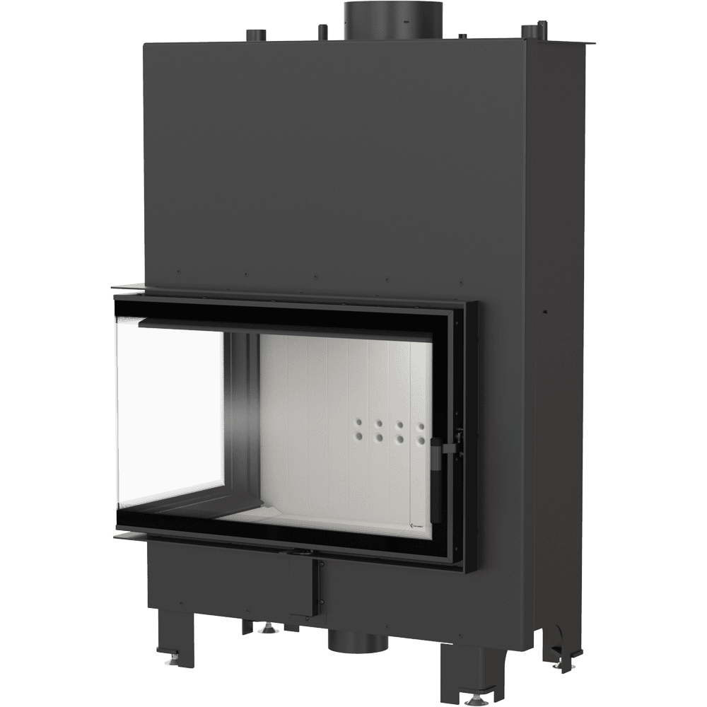 Wasserführender Kamineinsatz MBO links 15 kW Ø 200