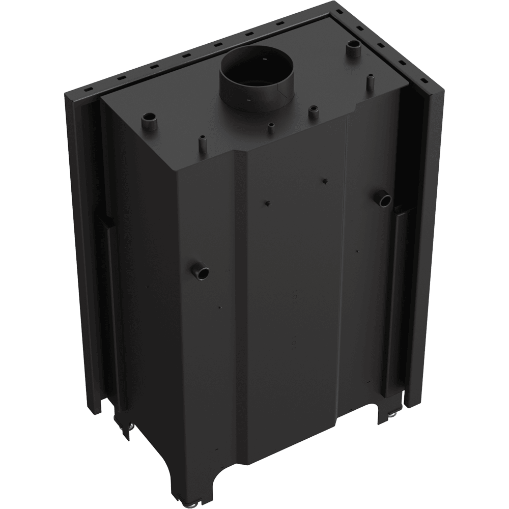 Wasserführender Kamineinsatz MBO links 15 kW Ø 200