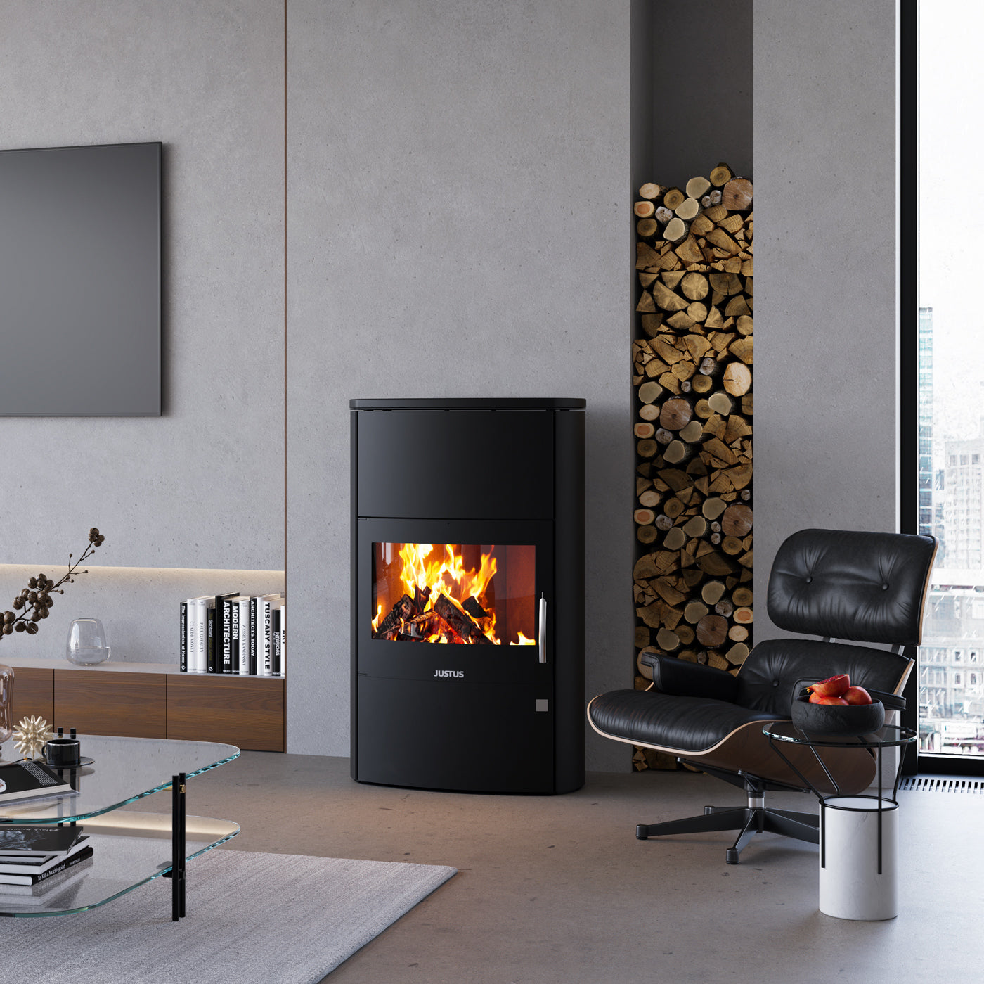 Justus Kaminofen Agero W+