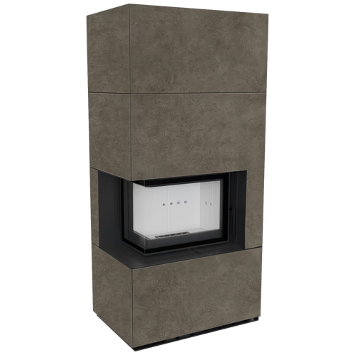 Kaminbausatz FLOKI BOX 8 kW Ø 160 Quarzsinter FOKOS PIOMBO