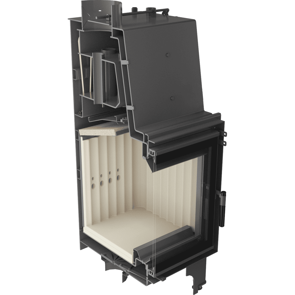 Wasserführender Kamineinsatz AQUARIO A 14 kW Ø 200