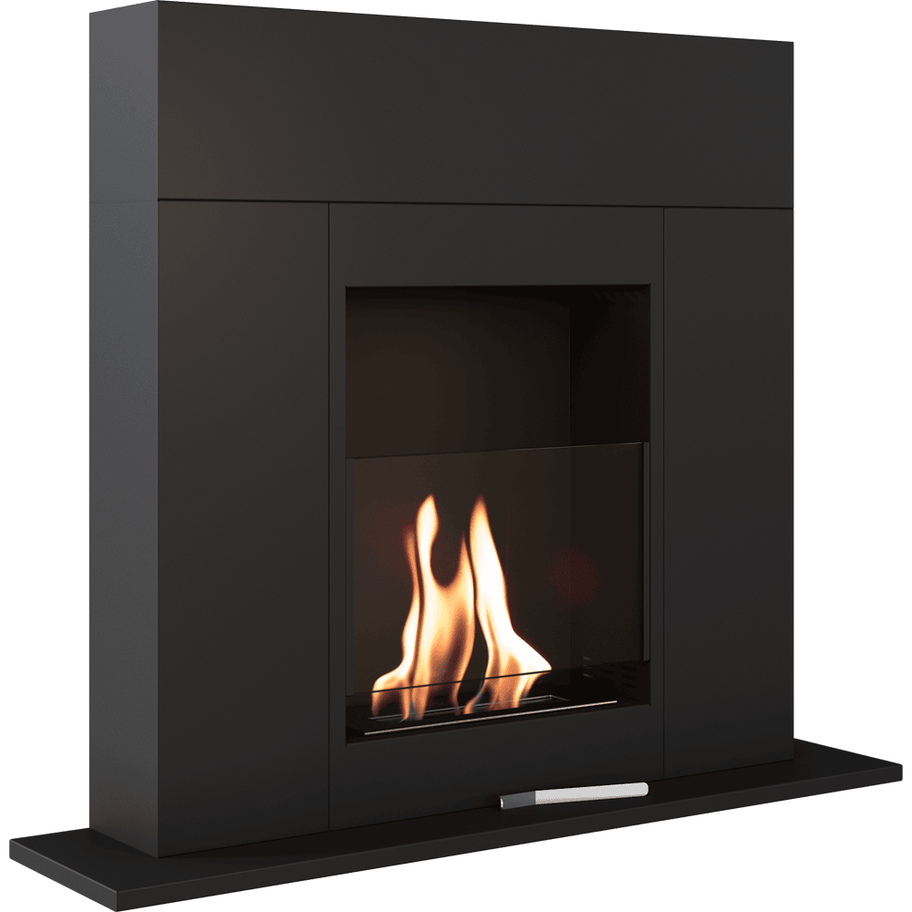 Freistehender Bioethanolkamin WHISKEY2 TÜV schwarz