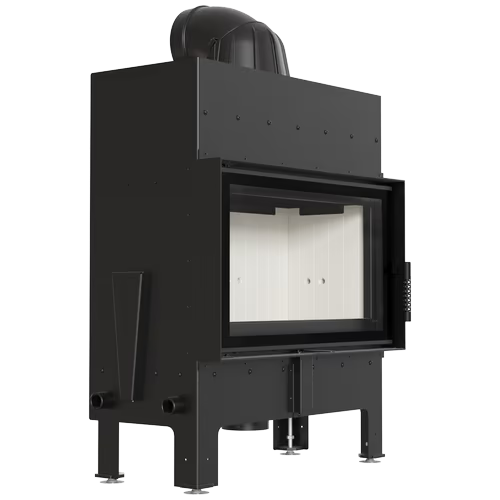 Kamineinsatz aus Stahl FLOKI M - 10 kW Ø 200