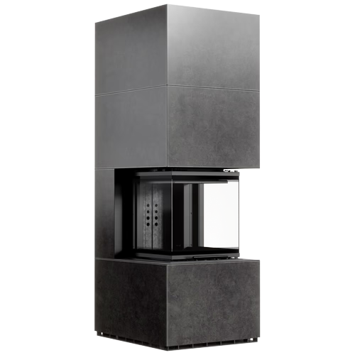 Kaminbausatz NBC 500/500 - Niedrig 8 kW Ø 200 - Sinter FOKOS GRAFITE