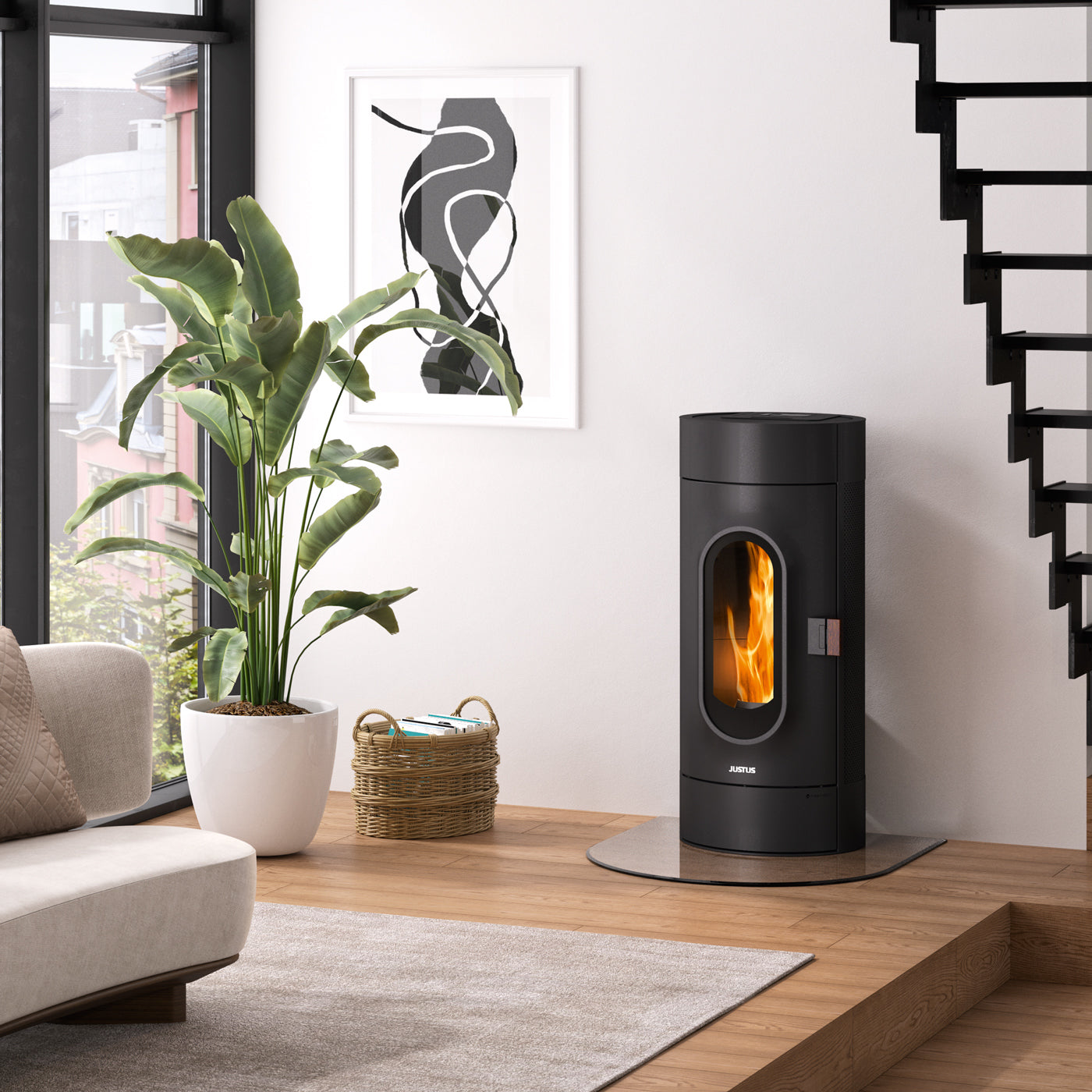 Justus Pelletöfen Canis Giro