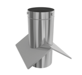 DOUBLE SLOPE ROOF CHIMNEY BASE - PRD