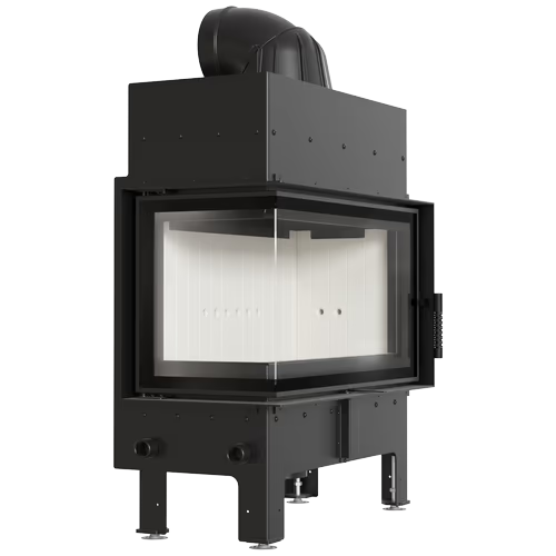 Kamineinsatz aus Stahl FLOKI M - 10 kW Ø 200