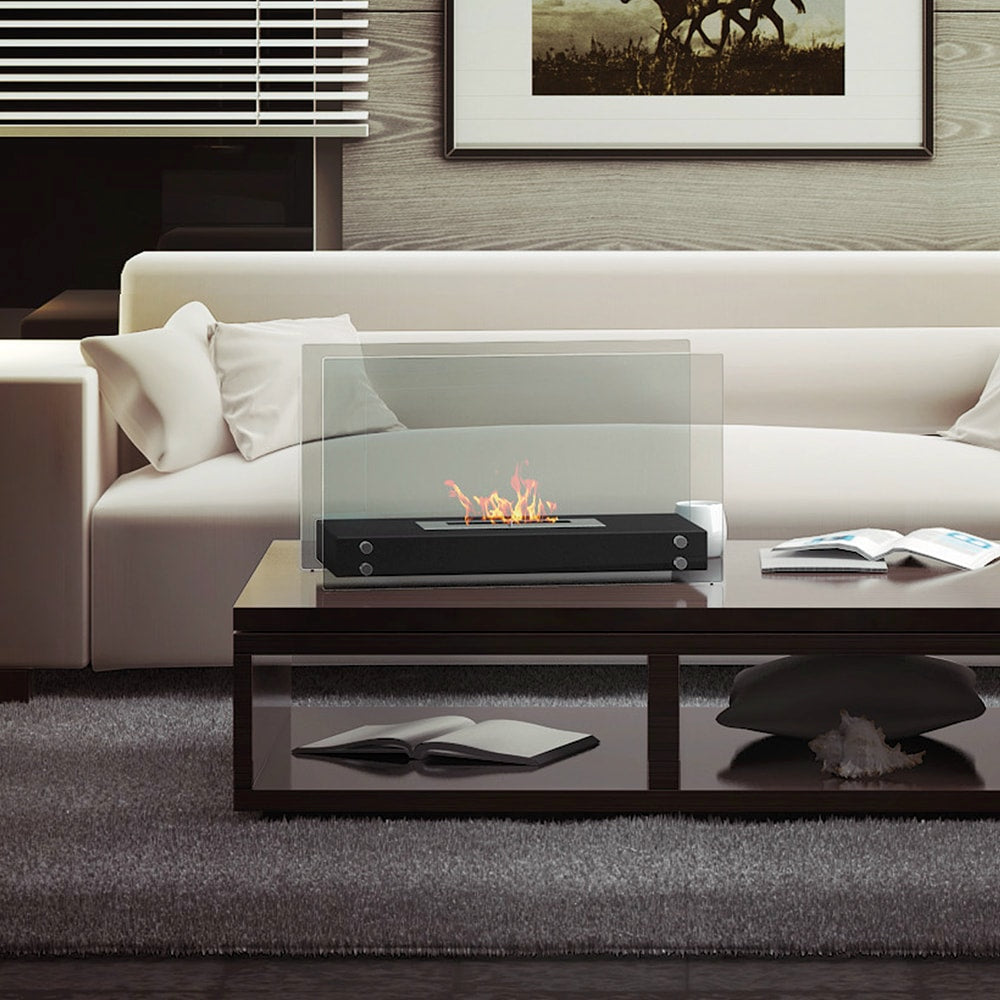 Bioethanol Kamin Freistehend HOTEL schwarz TÜV