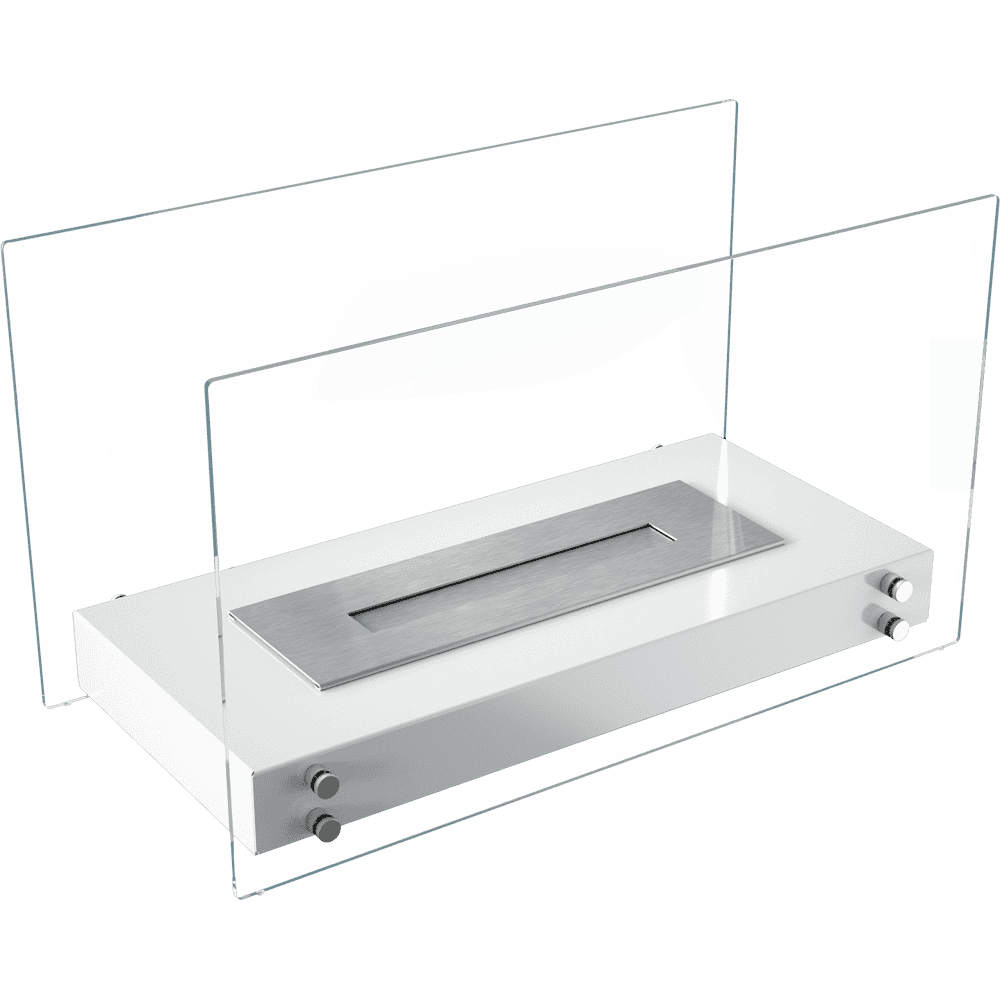 Tischkamin Bioethanol HOTEL TÜV weiß