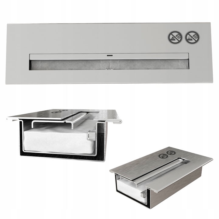 Tischkamin Bioethanol HOTEL TÜV weiß