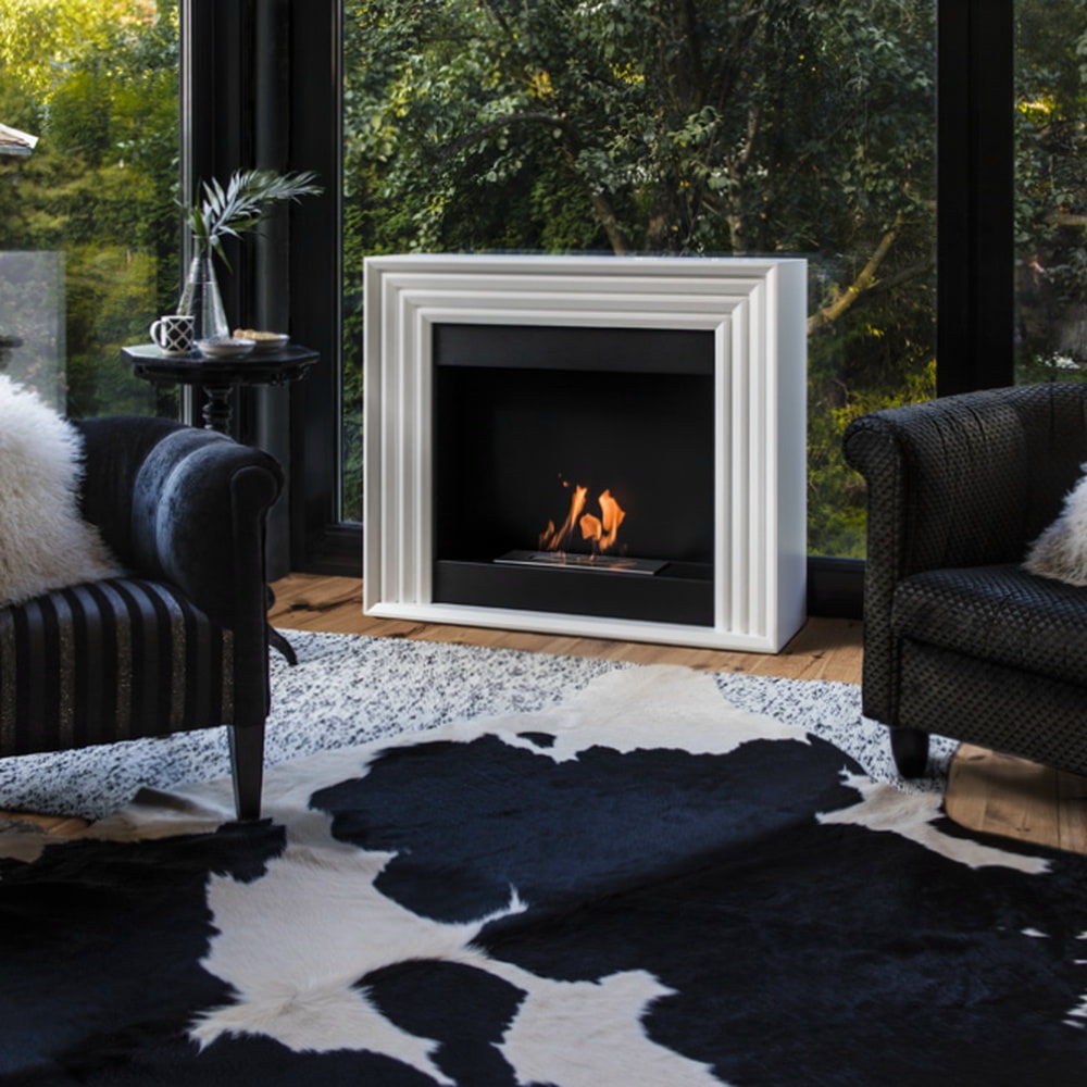 Portal Bioethanolkamin PLANET TÜV weiß