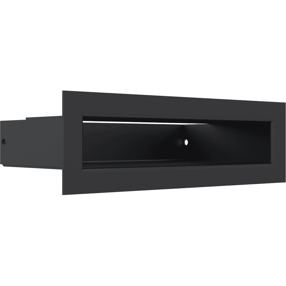 Eck-Lüftungsgitter LUFT 56x56x6 schwarz