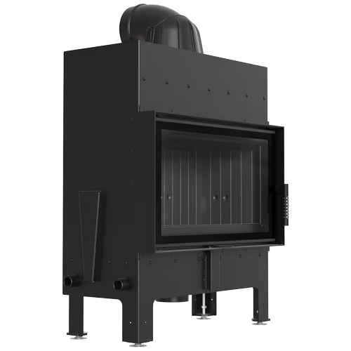 Kamineinsatz aus Stahl FLOKI M - 10 kW Ø 200