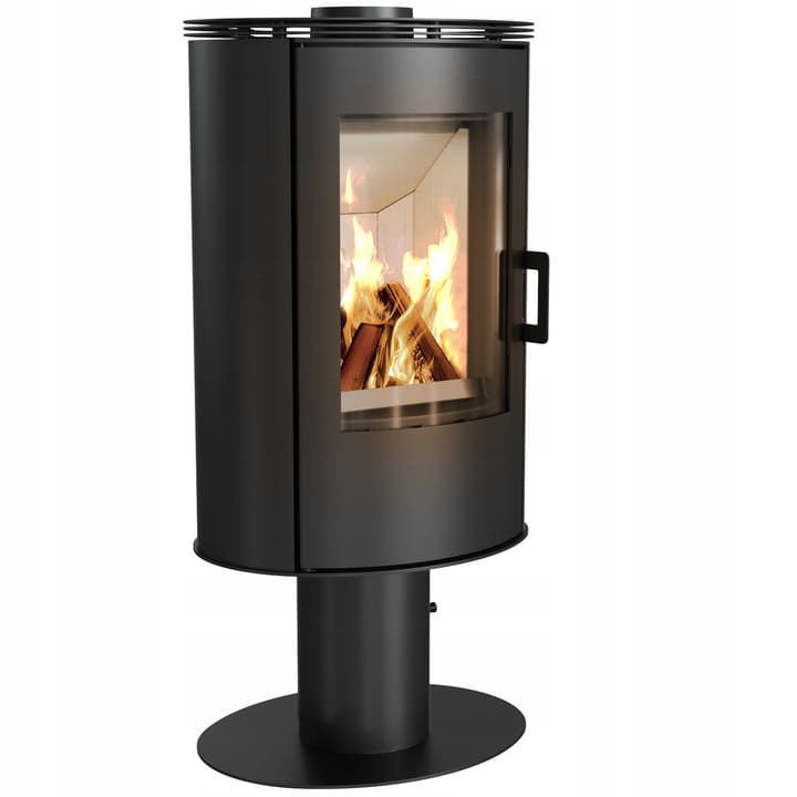 Kratki AB S/N/DR - Kaminofen aus Stahl mit Standfuss 8 kW Ø 150 mit Zubehör