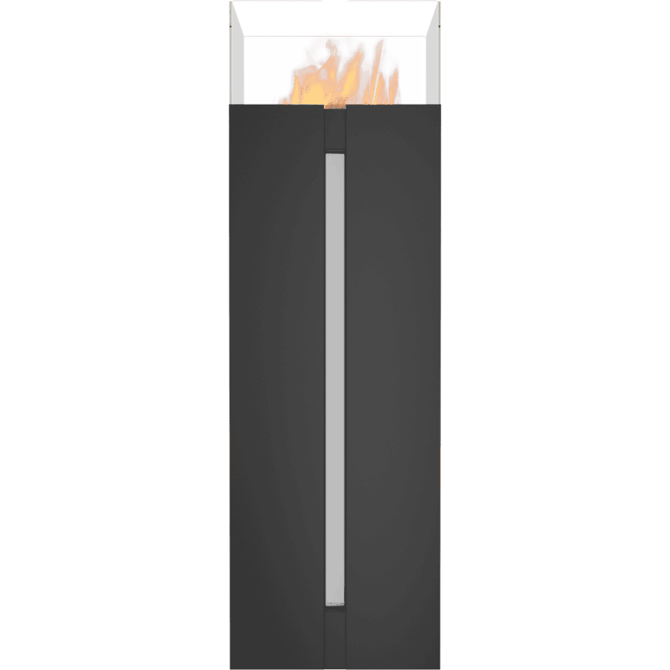 Bioethanol Kamin Freistehend ROMEO schwarz TÜV Zubehörset