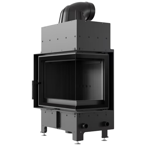 Kamineinsatz aus Stahl FLOKI M - 10 kW Ø 200