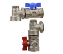 Kugelhahn-Set für Heizkreisverteiler Eck