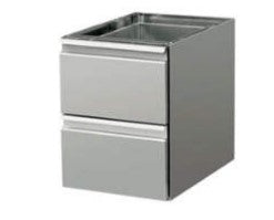 Einbau Schubladenblock mit 2 x 1/2 Schubladen