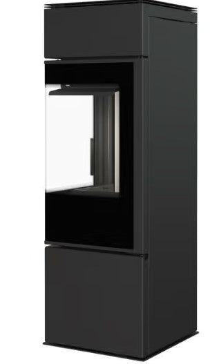 Kratki THOR - Kaminofen aus Stahl Ø 150 8 kW mit Türfeder