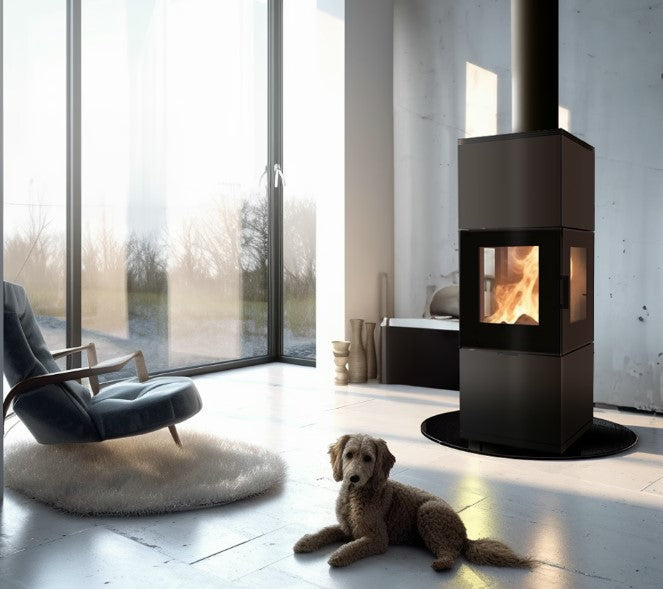 Kratki INGA - Kaminofen aus Stahl 8 kW Ø 150